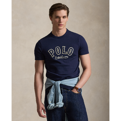 POL710P07349001-Polo_Ralph_Lauren_-_Slim_Fit_Western_T-shirt_-_Cruise_Navy