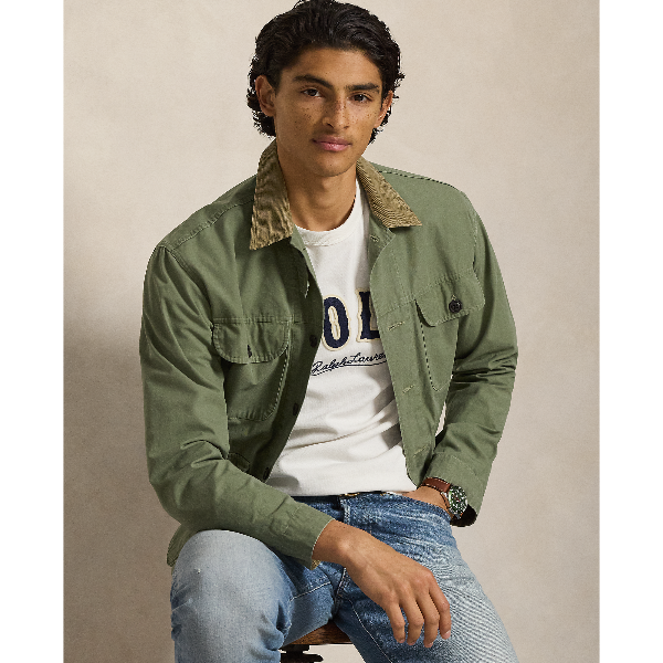 POL710P07349005-Polo Ralph Lauren - Slim Fit Western T-shirt - Deckwash White