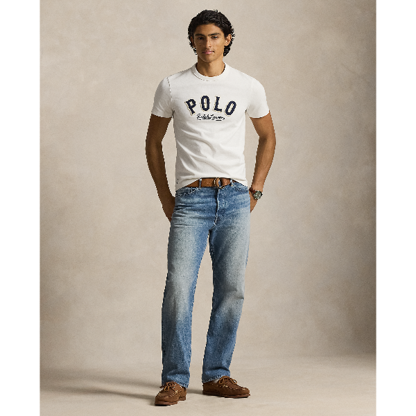 POL710P07349005-Polo_Ralph_Lauren_-_Slim_Fit_Western_T-shirt_-_Deckwash_White