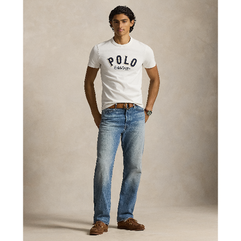 POL710P07349005-Polo_Ralph_Lauren_-_Slim_Fit_Western_T-shirt_-_Deckwash_White