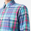 Ralph Lauren - Poplin Plaid Shirt - Turquoise Pink Mulit coloured