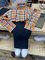 Polo Ralph Lauren - Poplin Stretch Custom Fit Shirt - Check - Orange/Navy Multi