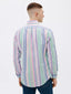 Oxford Shirt - Stripe - Seafoam/Pink Multi