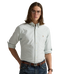 POL953704008-Polo Ralph Lauren - Classic Fit Oxford Shirt - Lovat White