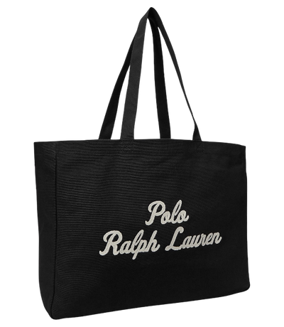 POL962436001-Polo Ralph Lauren - East West Large Tote - Black
