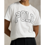 POL971710001-Polo Ralph Lauren - Logo Cotton Jersey Crewneck Tee - White