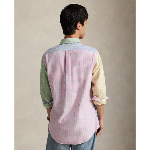 POL974542001-Polo Ralph Lauren - Classic Fit Oxford Shirt - Fancy Stripe