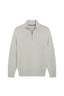 M.J. Bale - Parker Half Zip Cotton Jumper - Stone