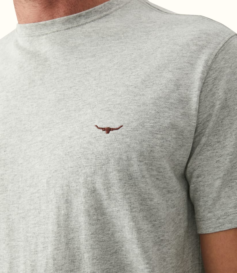 R.M.Williams - Parson T-Shirt - Grey Marle