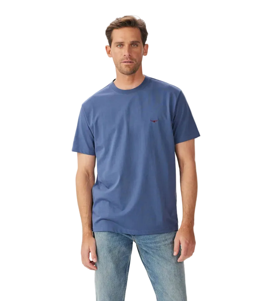 R.M.Williams - Parson T-Shirt - Vintage Indigo