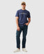 Rodd & Gunn - The Peaks Logo Tee - Vintage Navy