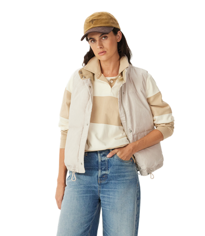 R.M.Williams - Penzance Waxed Vest - Ivory