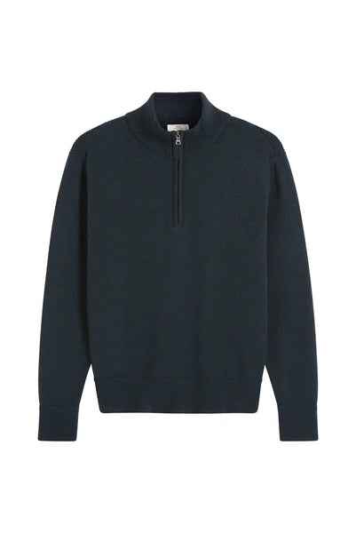 M.J. Bale - Perry Half Zip Jumper - Racing Green