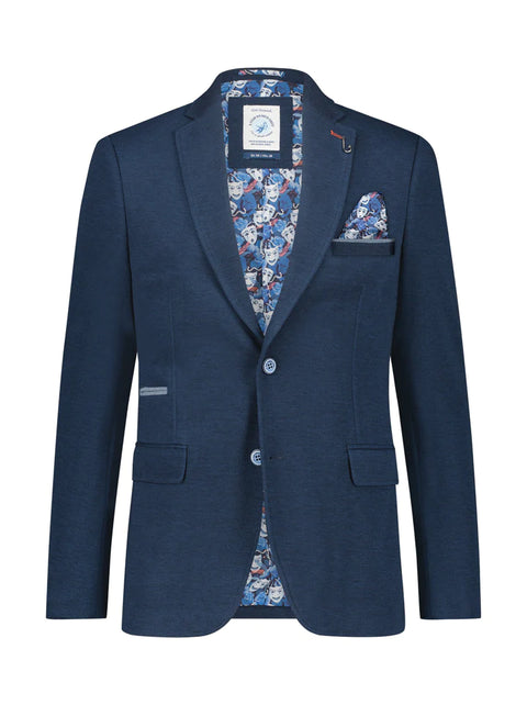 A Fish Named Fred - Blazer Pique - Navy