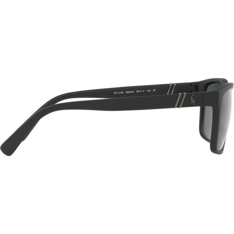 Polo Ralph Lauren - PH4133 Sunglasses - Matte Black/Grey Polarised Lenses