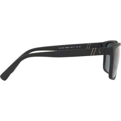 Polo Ralph Lauren - PH4133 Sunglasses - Matte Black/Grey Polarised Lenses