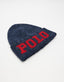 Ralph Lauren - Polo Logo beanie - Navy, Blue, Marle