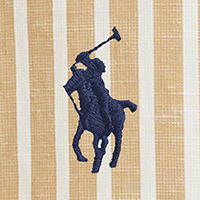 Polo Ralph Lauren - Classic Fit Cotton & Linen Shirt - Stripe - Camel/White