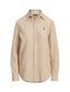 Polo Ralph Lauren - Classic Fit Cotton & Linen Shirt - Stripe - Camel/White