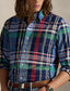 Polo Ralph Lauren - Custom Fit Plaid Oxford Shirt - Check - Blue/Red Multi
