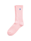 Polo Ralph Lauren - Ribbed Cotton Blend Crew Socks - Light Pink