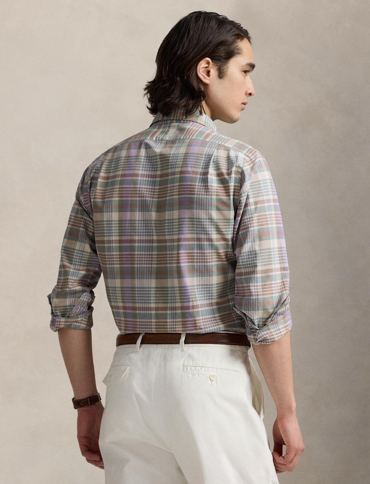 Polo Ralph Lauren - Tattersall Oxford Shirt - Check - Khaki Green Multi