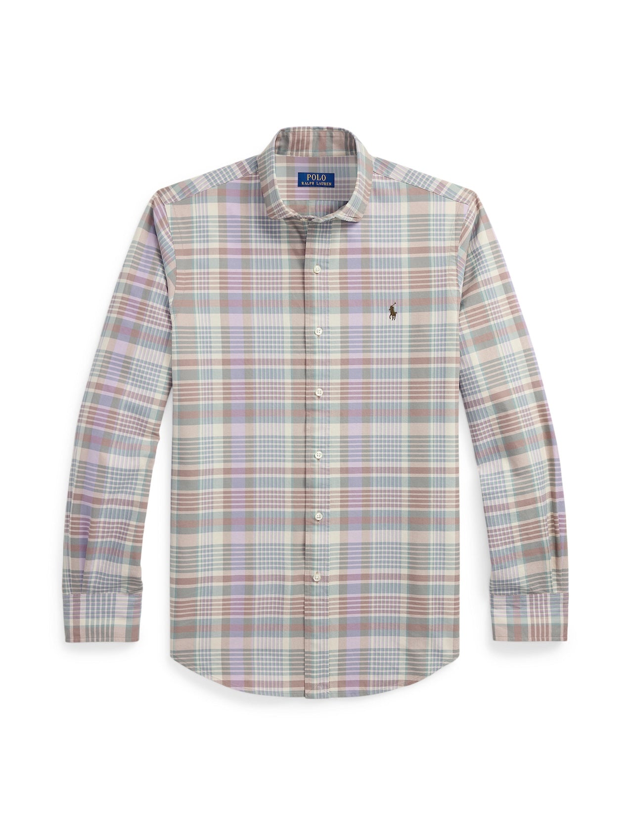 Polo Ralph Lauren - Tattersall Oxford Shirt - Check - Khaki Green Multi