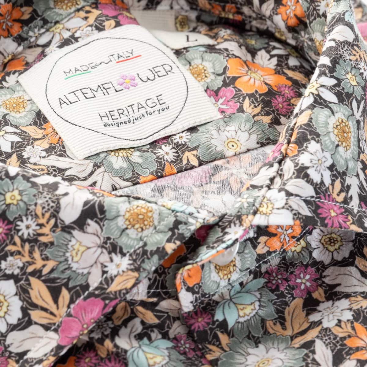 Altemflower - Positano Poplin Shirt - Floral