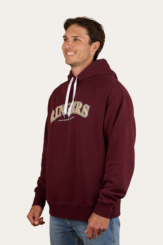 Ringers Western - Princeton Hoodie - Washed Cabernet