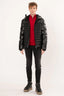 Quarter Zip Wool Sweater - Red