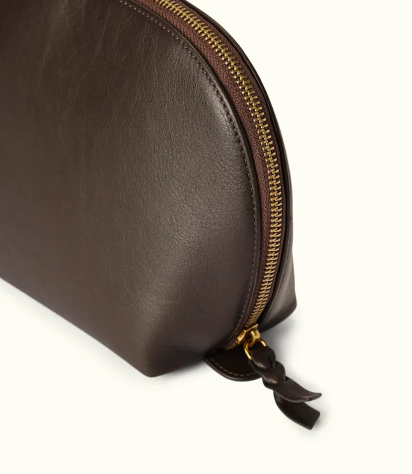 R.M.Williams - Lucinda Large Cosmetic Case - Dark Chocolate