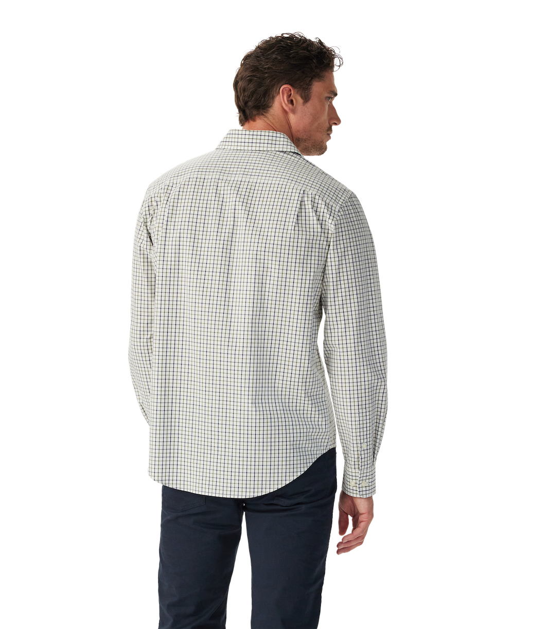 R.M.Williams - Newland Poplin Shirt - Check - Moss