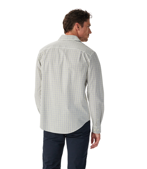 R.M.Williams - Newland Poplin Shirt - Check - Moss