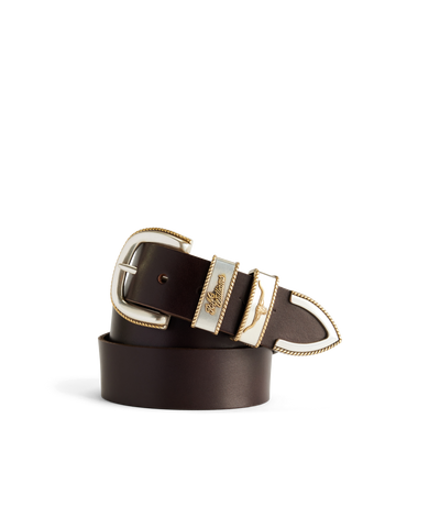 R.M.Williams - Rope Drover Belt - Chestnut