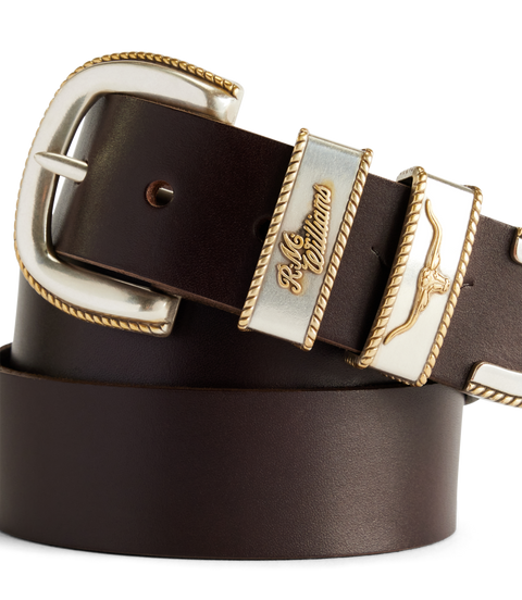 R.M.Williams - Rope Drover Belt - Chestnut