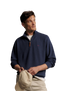 R.M.Williams - Warner Popcorn Zip Knit – Blue