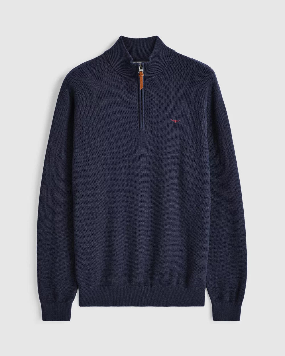 R.M.Williams - Warner Popcorn Zip Knit – Blue