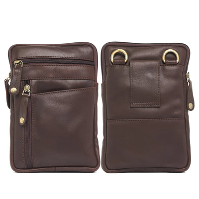 Oran Leather - Felix Crossbody Bag - Brown