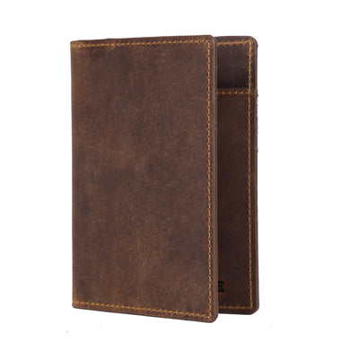 Oran Leather - Perkins Passport Cover - Brown