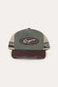 Ringers Western - Worn Out Deep Fit Trucker Cap - Army Choc