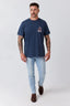 Ringers Western - Australian Cowboy Loose Fit T-Shirt - Washed Navy