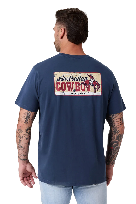 Ringers Western - Australian Cowboy Loose Fit T-Shirt - Washed Navy