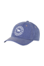 A blue denim baseball cap featuring a white circular embroidered logo on the front that reads 'Rangers Western' with a horse silhouette, set against a plain light gray background.