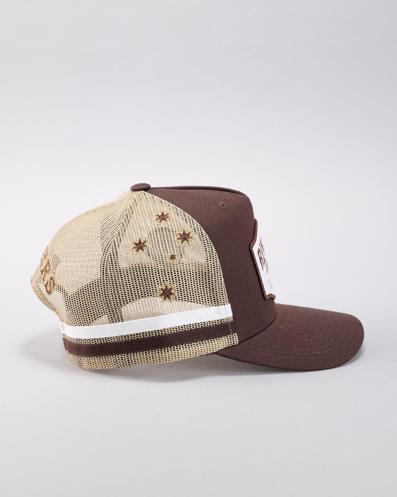 Ringers Western - Country Club Deep Fit Trucker Cap - Saddle Brown