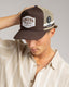 Ringers Western - Country Club Deep Fit Trucker Cap - Saddle Brown