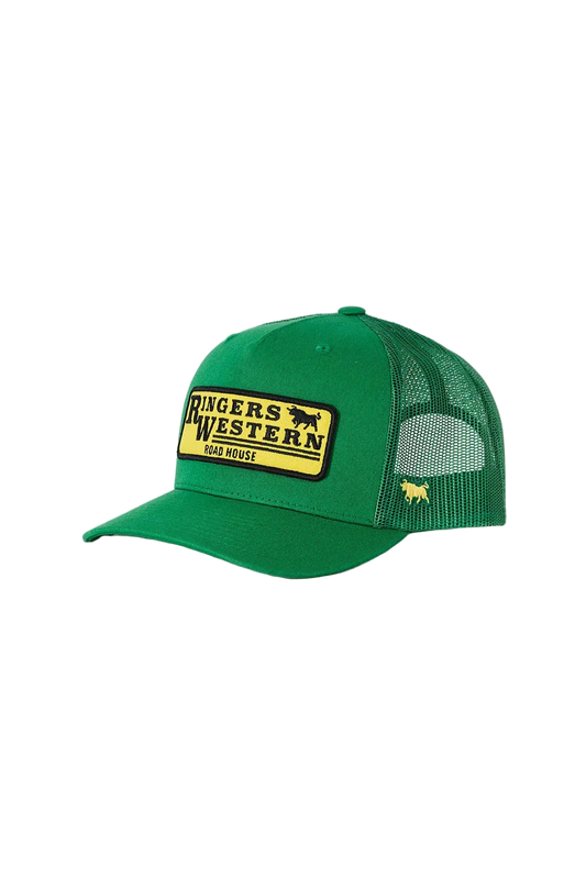 Ringers Western - Roadhouse Trucker Cap - Green