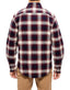 R.M.Williams - Collins Shirt - Plaid - Big & Tall Sizes - Burgundy & Cream