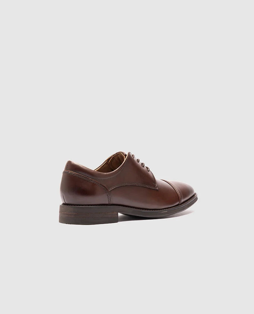 Rodd & Gunn - Riverton Derby Shoe - Dark Cognac