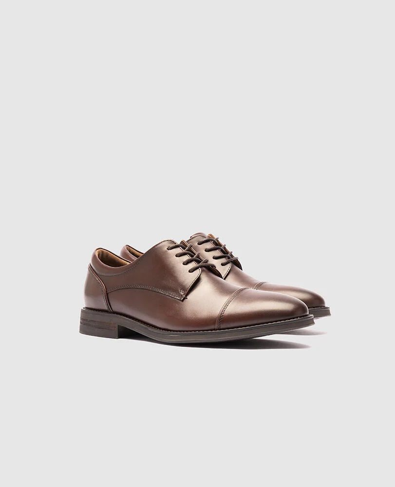 Rodd & Gunn - Riverton Derby Shoe - Dark Cognac
