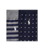 Polo Ralph Lauren - Ralph Lauren - 2 Pack Dot/Stripe Crew Sock - Navy/Grey